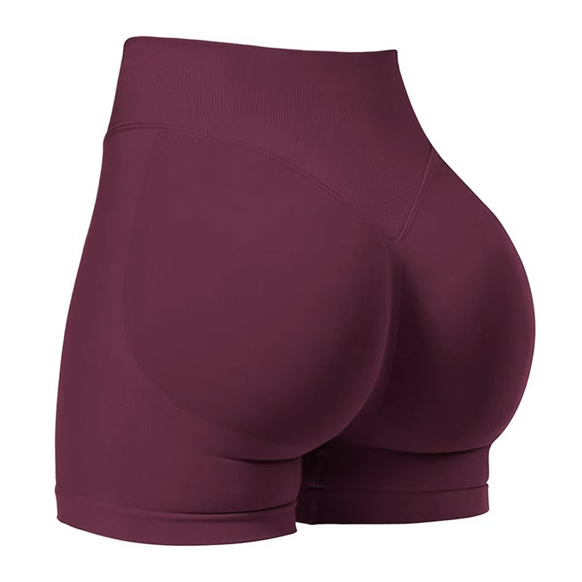 High Waist Butt Lifting Sports Shorts – Seamless Sculpting, Squat-Proof & Stretchy for Workout, Yoga & Gym