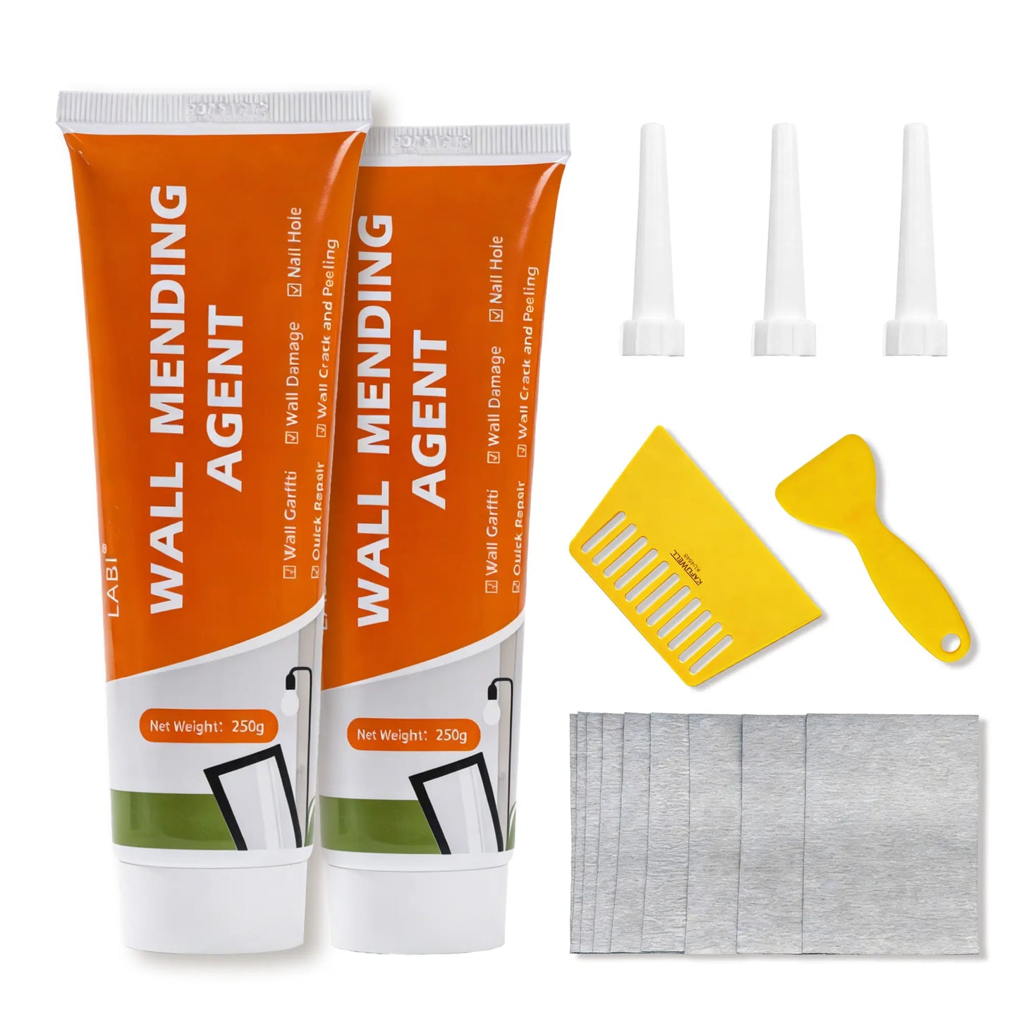 Drywall Patch Repair Kit (250g Wall Mending Agent)