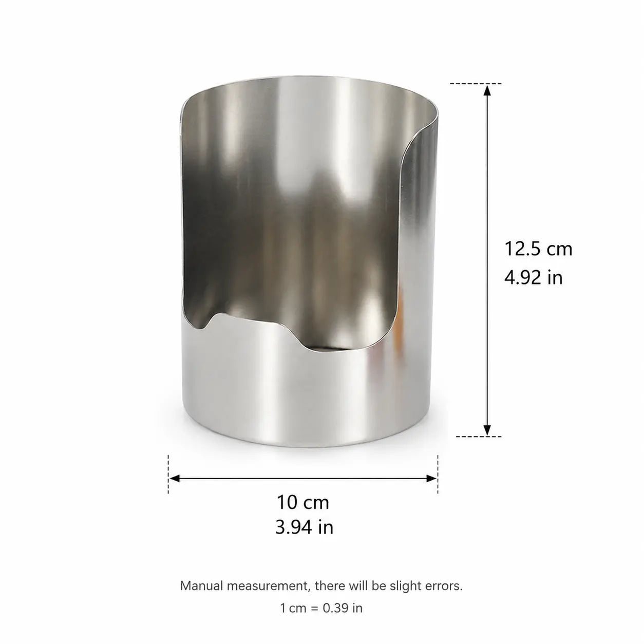 Thickened Stainless Steel Utensil Organizer – Rust-Resistant Countertop Storage Holder