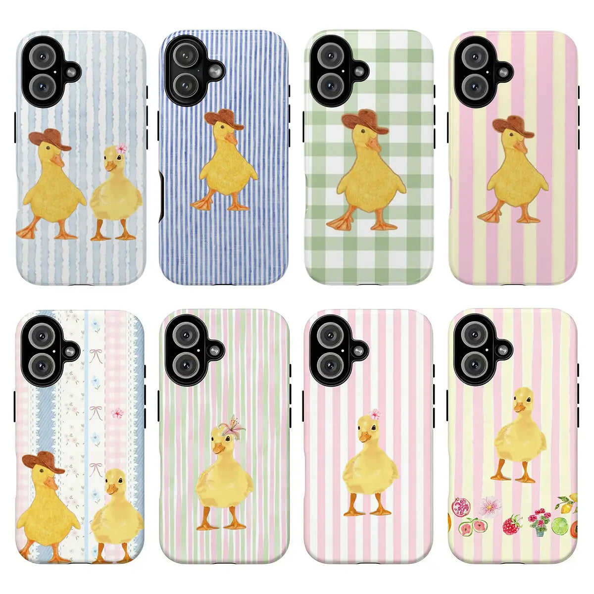 Cowboy Duck iPhone Case, Cute Western Duck Phone Cover