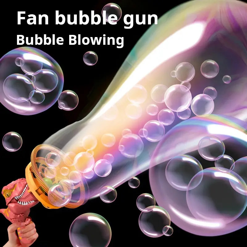 2026 Semi-Automatic Fan Bubble Machine - Extra-Large Bubbles Outdoor Toy for Kids, Parent-Child Interactive Birthday & Holiday Gift