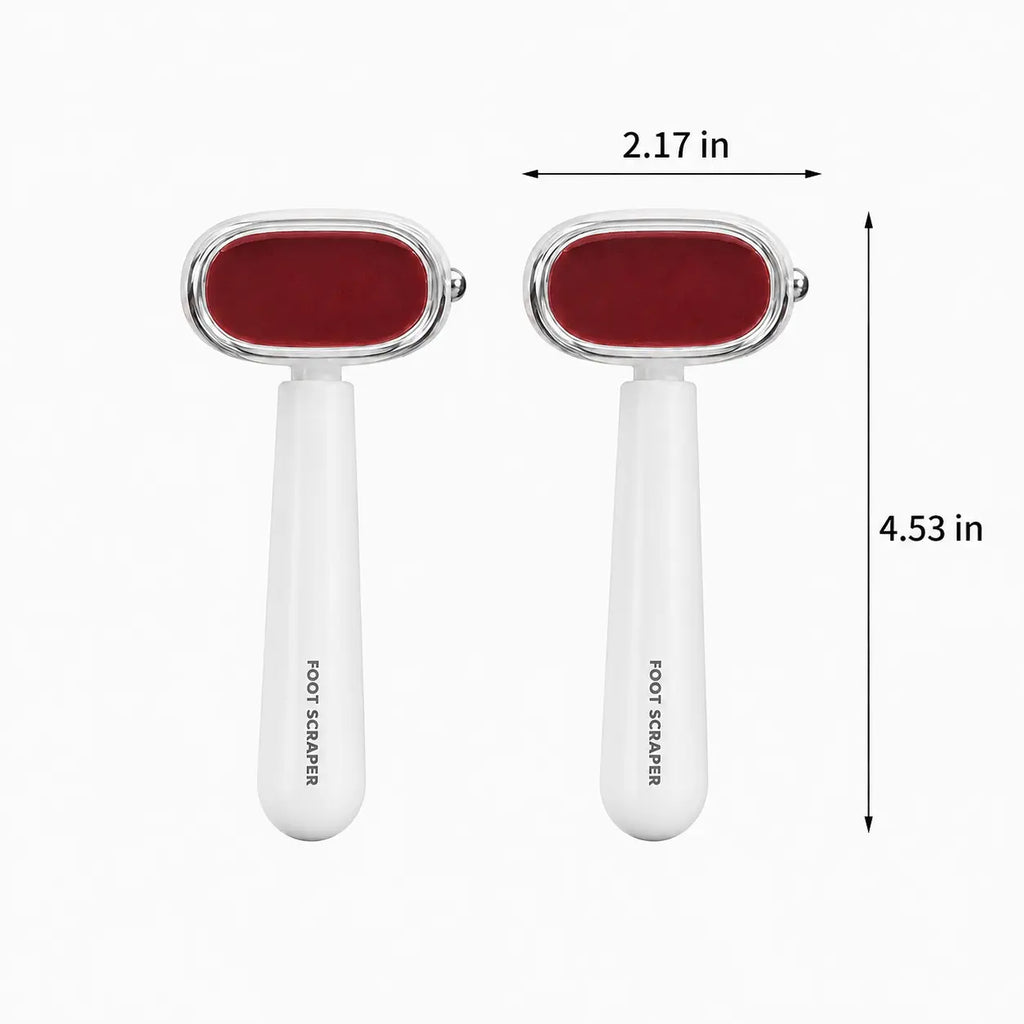 Dual-Sided Stainless Steel Foot Callus Remover – Safe Manual Exfoliator Pedicure Tool