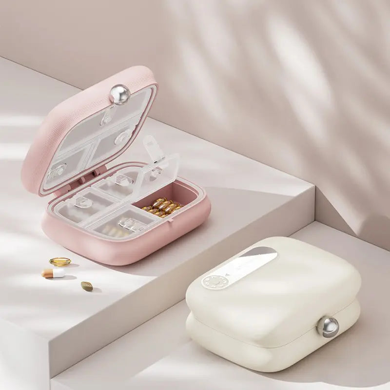 7-Day Pill Organizer– Moisture-Proof Daily Medication & Supplement Case for Travel