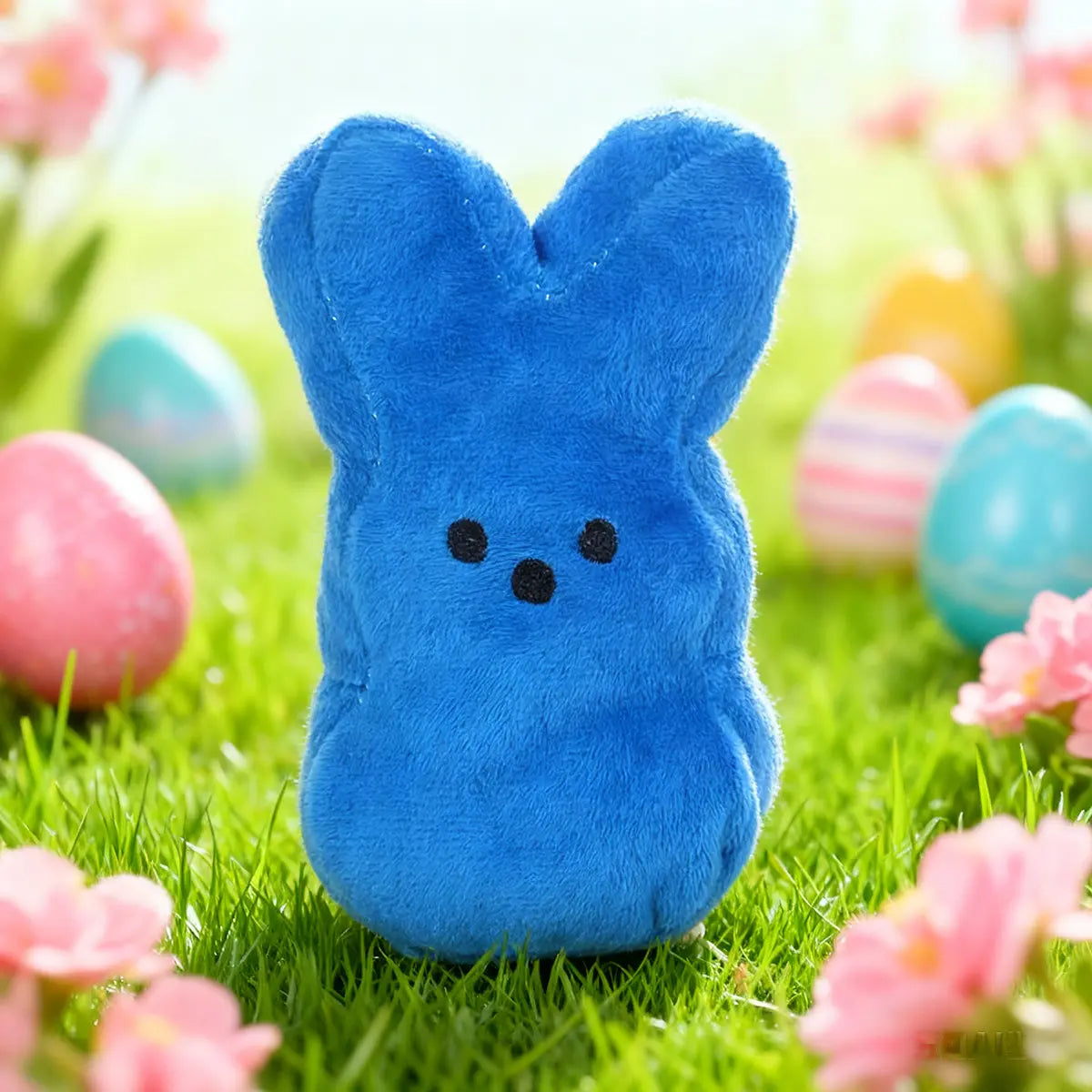 Sweeten Their Easter: 6-Pack Colorful Marshmallow Bunny Plush Set