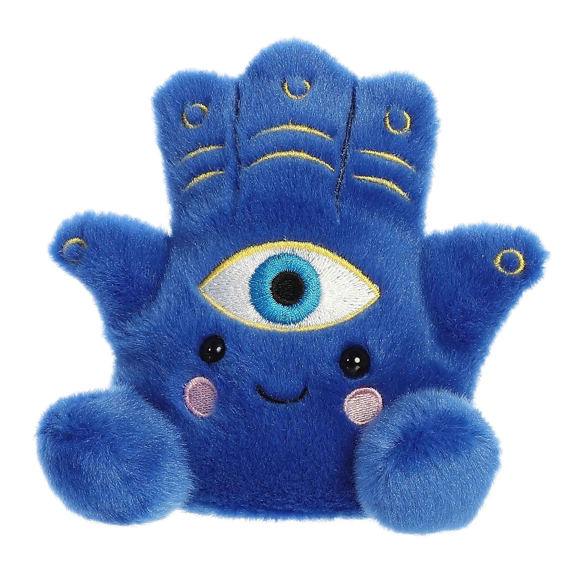 Palm Pals Adorable Farah Hamsa 5 inch Blue Mini Soft Plush Collectable Stuffed Animal