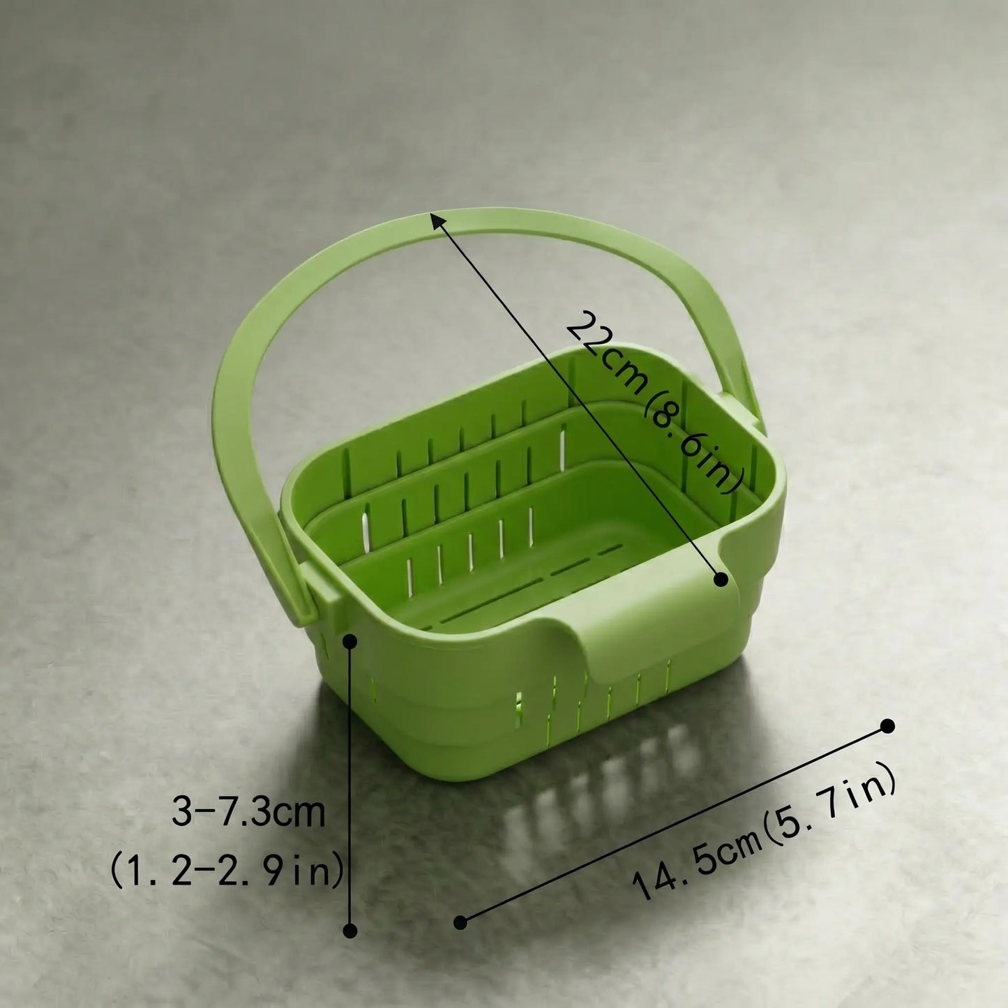Foldable Hanging Kitchen Sink Strainer - Anti-Clog Drain Basket for Food Waste