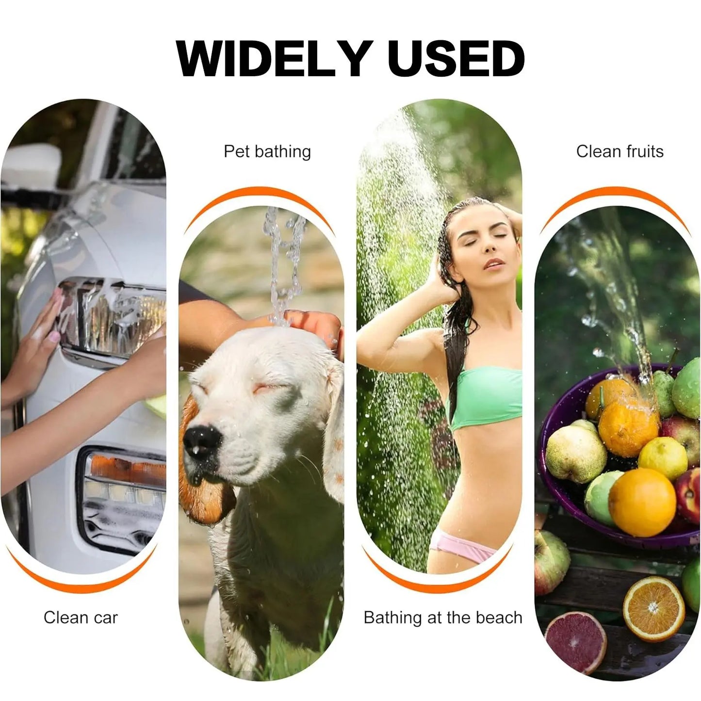 Rechargeable Portable Camping Shower Kit – Outdoor Shower Pump for Travel, Pets & Garden