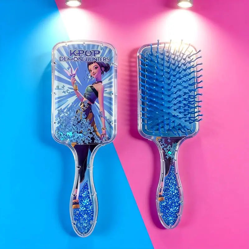 K-Pop Demon Hunters Quicksand Cushion Hairbrush