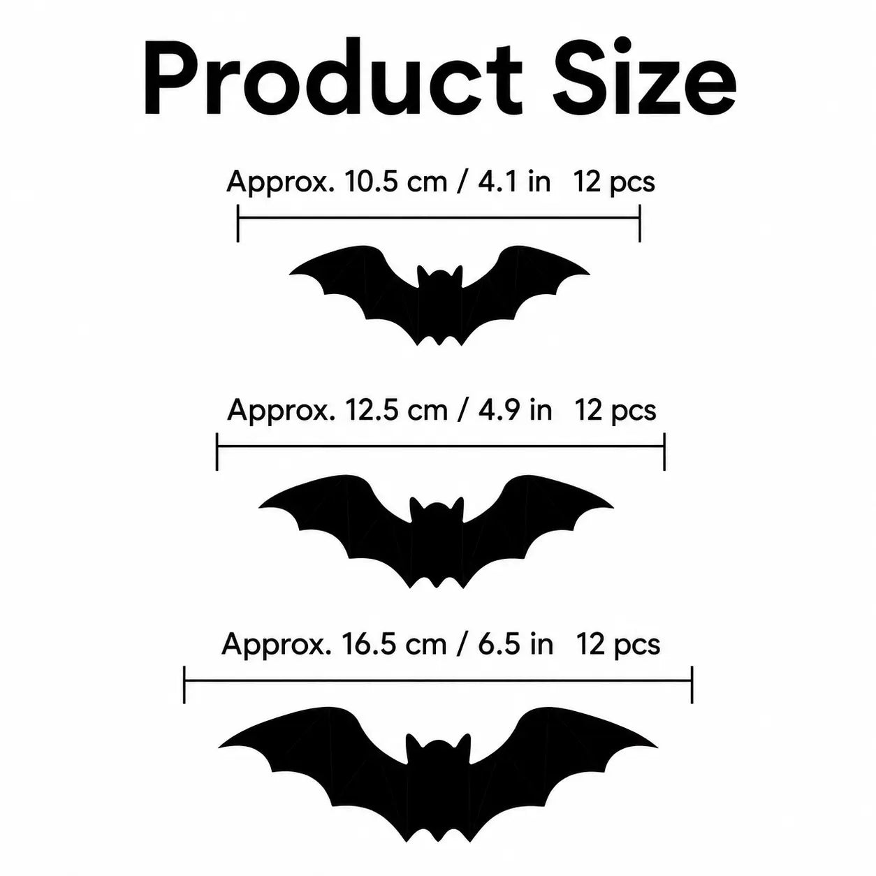 3D LED Bat Light Halloween Wall Decor – Glowing Spooky Party Ornaments (24-Piece Set)