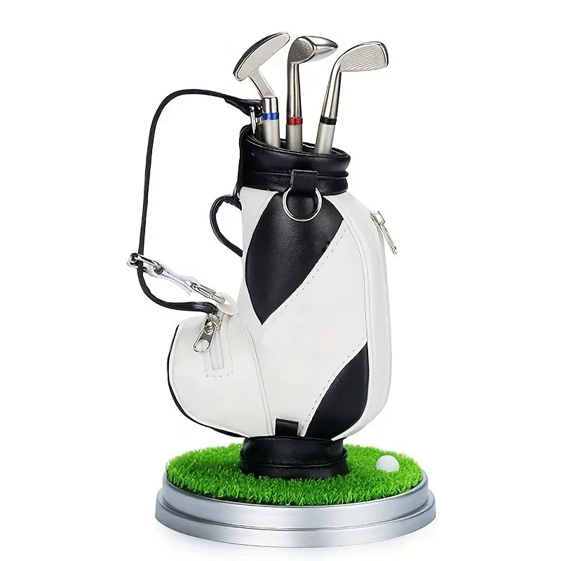 Golf Pen Holder with 3-Pen Gift Set