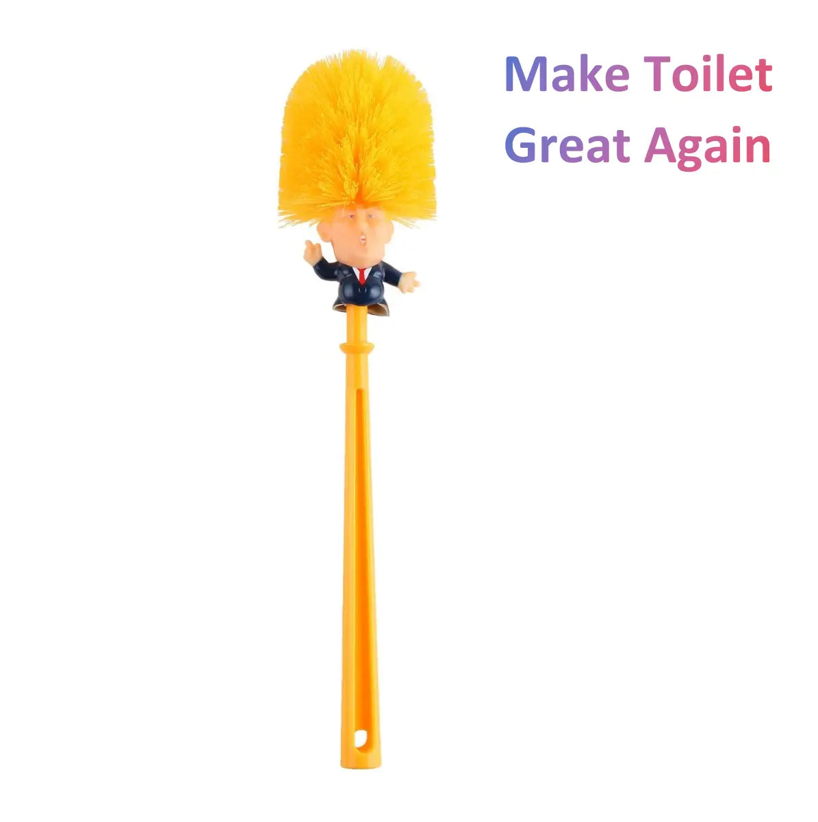 Toilet Brush Cleaner, Funny Toilet Scubber,Make Toilet Great Again, Commander in Crap Cleaning Scrubber Home Goods