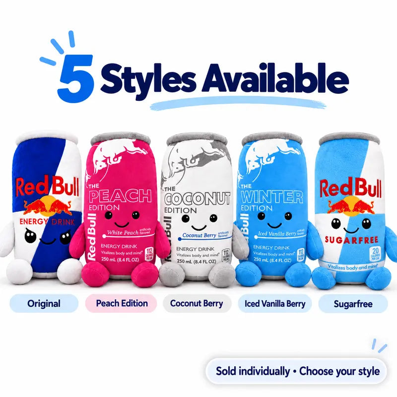 Cute 8.7-Inch Energy Drink Can Plush Toy – Soft Stuffed Doll for Desk & Room Decor