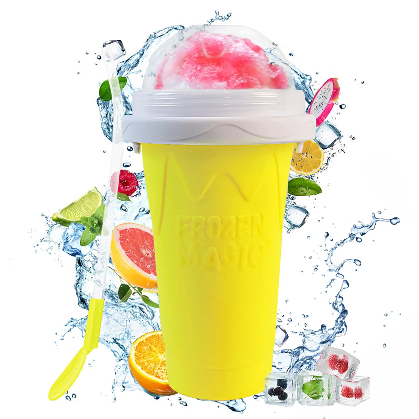 Slushie Maker Cup, Quick Frozen Slushy Cup for Drinks & Milkshakes