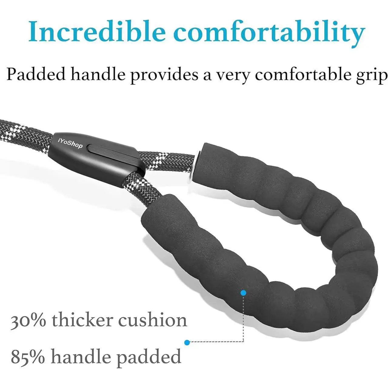 360° No-Tangle Double Dog Leash – Shock-Absorbing Bungee for Two Dogs