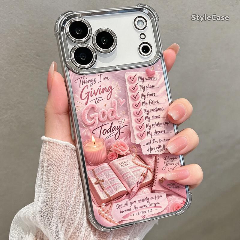 Christian Faith Bible Verse Soft TPU Shockproof Case for iPhone 18 Pro Max