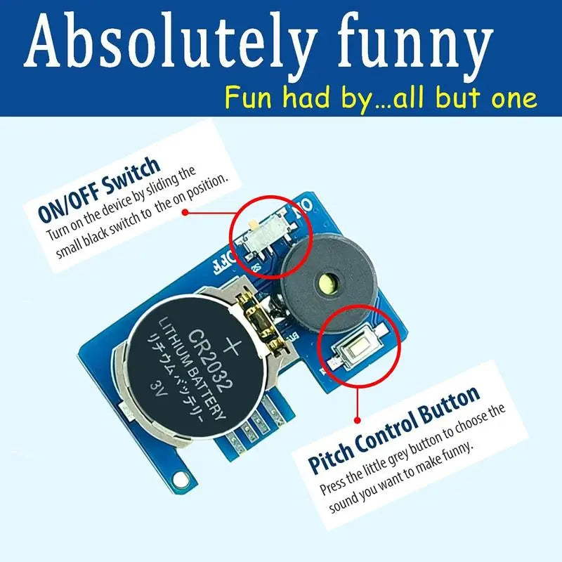 Annoying Cricket Prank Noisemaker - Long Lasting Hidden Beeps, Office Boomers & April Fool's Day Gifts Halloween Gifts