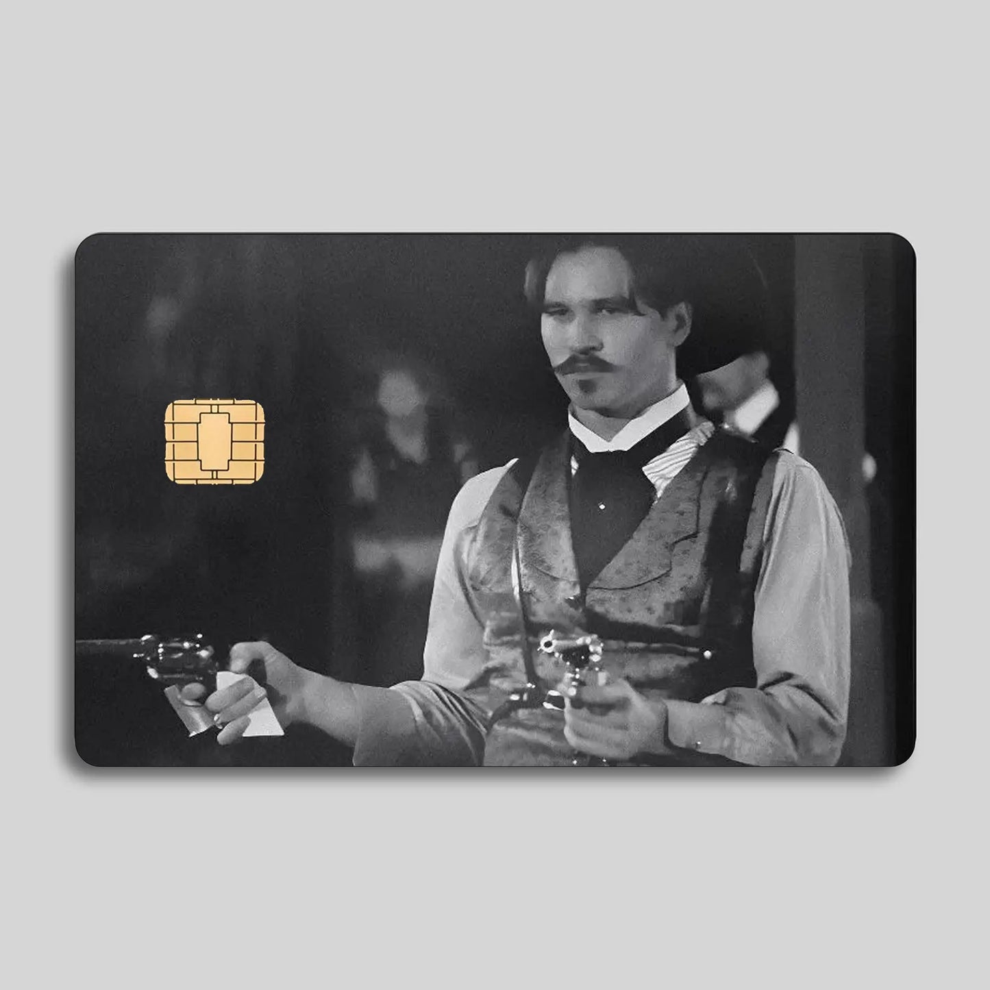 Tombstone Card Skin, I'm Your Huckleberry Say When Card Sticker, Doc Holliday Premium Matte Vinyl Stickers