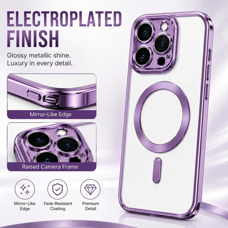 Luxury Gradient Glitter MagSafe Shockproof Case for iPhone 18 Pro Max