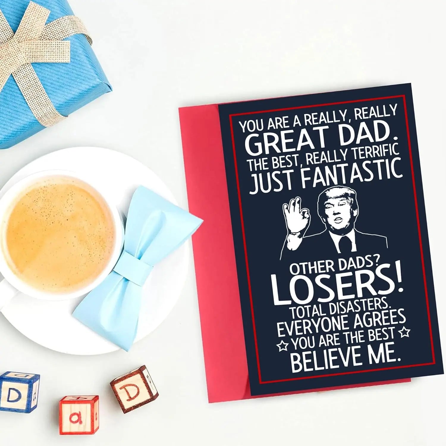 "You Are a Great Dad, Trust Me" Funny Father’s Day Greeting Card