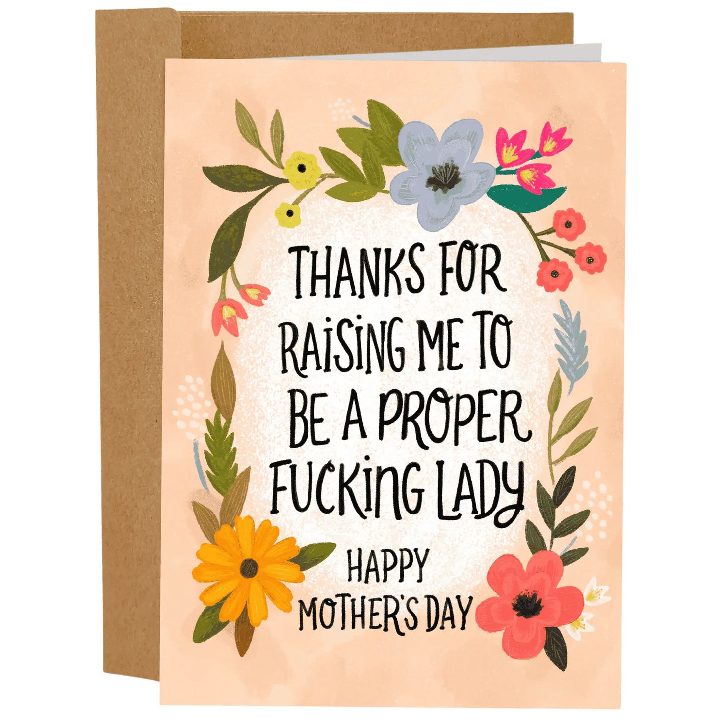 Funny Mother’s Day Greeting Card (5x7") - Includes Kraft Envelope