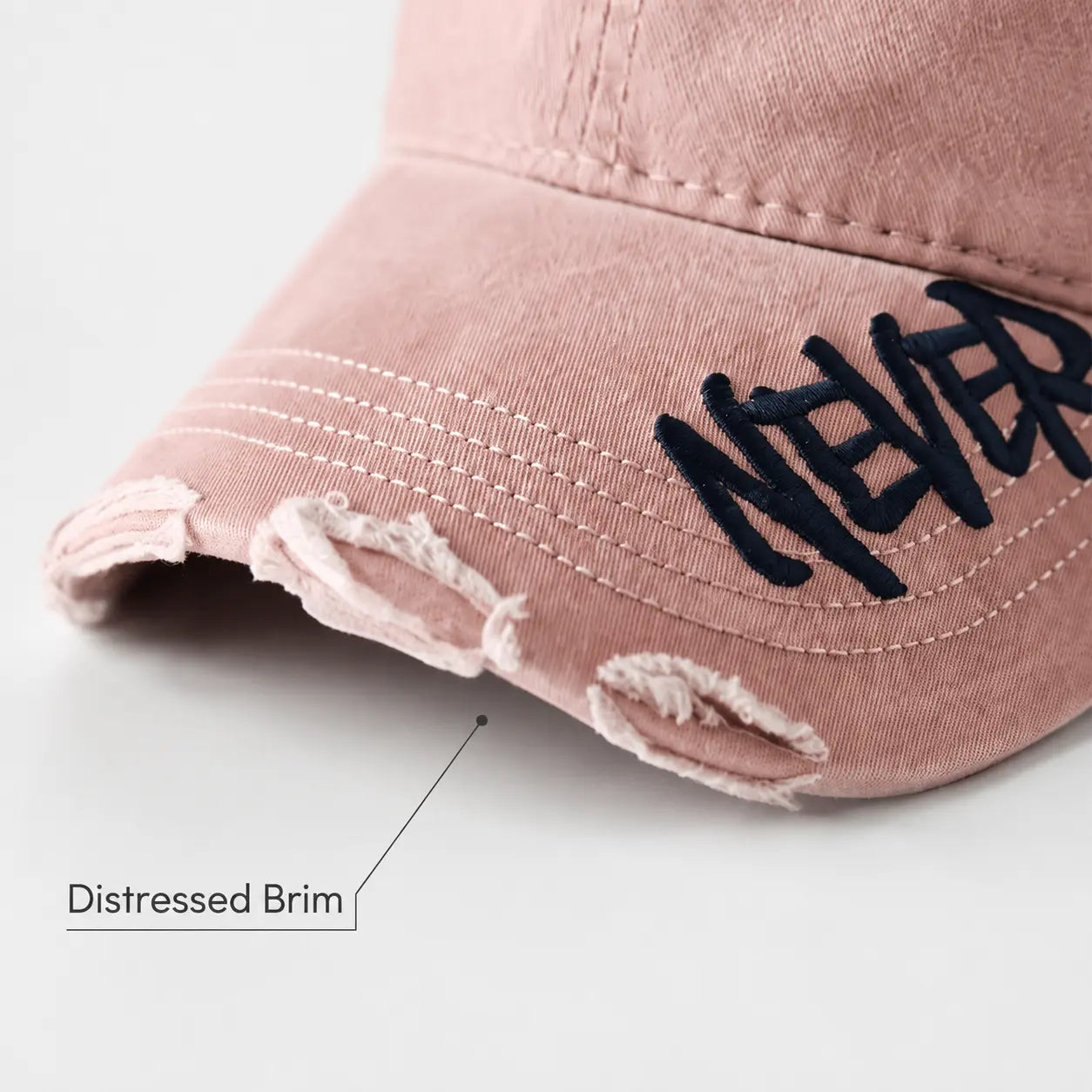 1pc Casual Trendy Baseball Cap with Side Embroidery "Nive Give Up", Versatile Streetwear  Adjustable Casual Mens hat, Fashion Style Outdoor Sun Hat for Women and Men, Curved Brim Trucker Hats Women