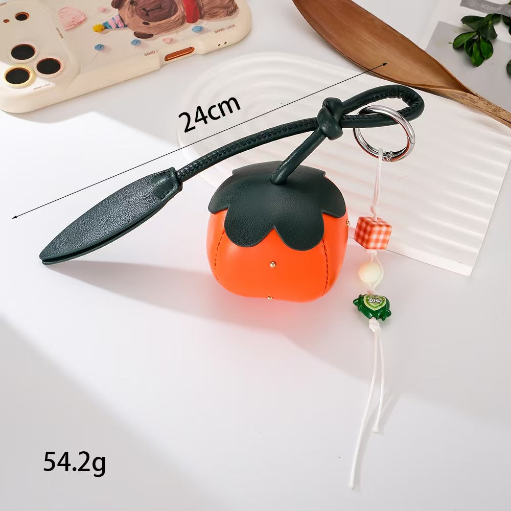 Cute Fruit Bag Charm, Bag Charms For Handbags, Bag Pendant, Adorable Keychain Accessory for Bags and Backpacks, Christmas Gift , 25 fall&winter , All Season Casual Style, Cute Purse Charms, Bag Accessories Charms