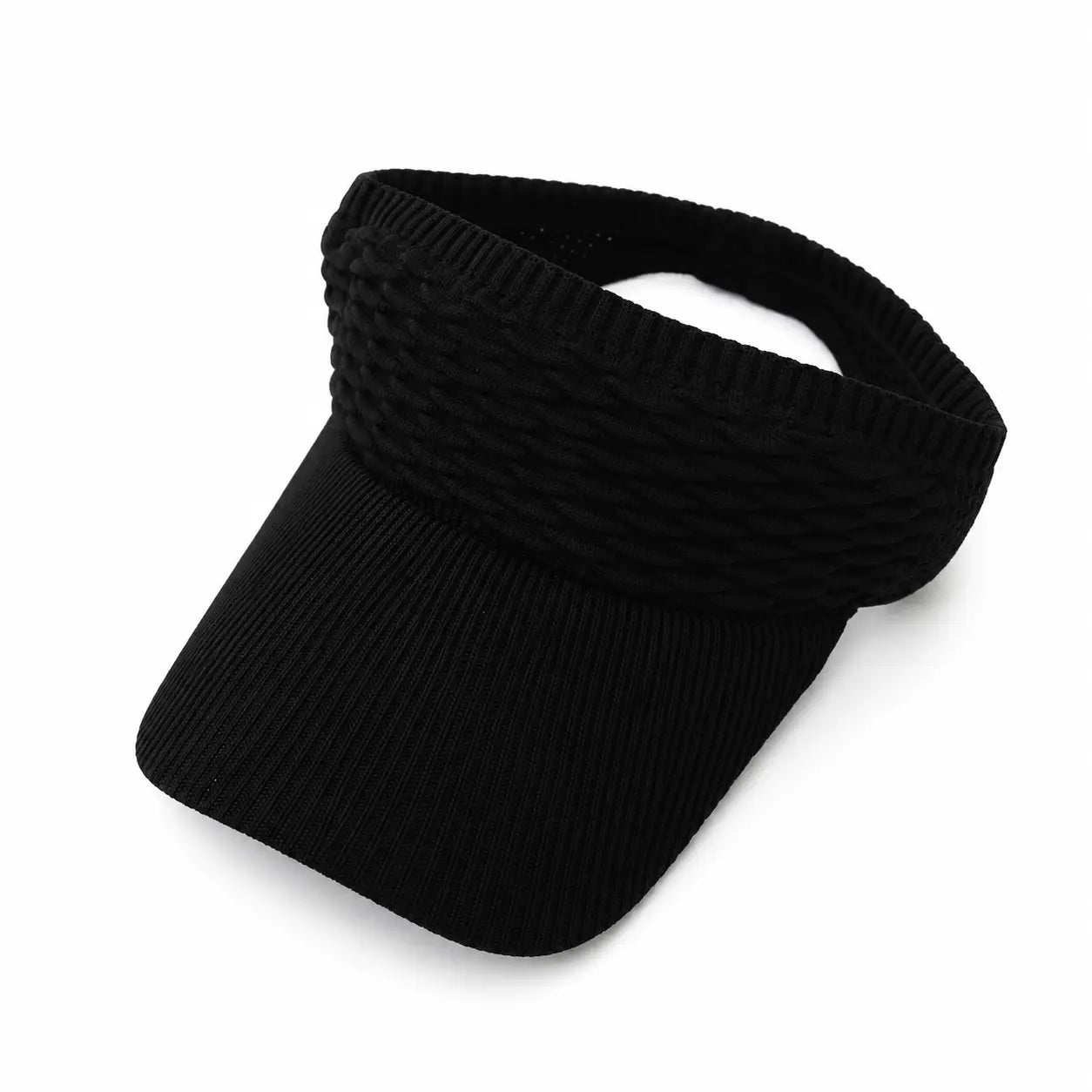 4-Pack Women's Open Top Sun Visor Hats with Wide Brim