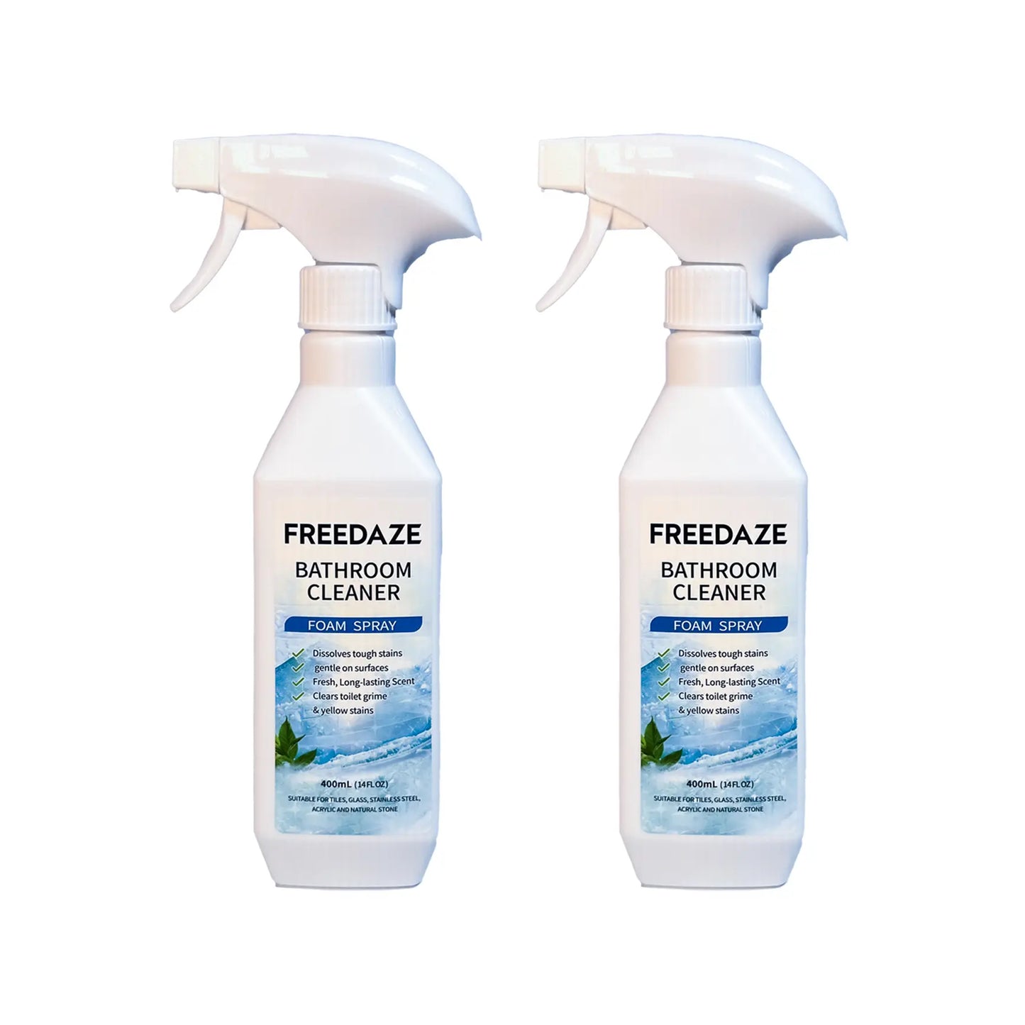 FREEDAZE Citric Acid Foam Cleaner (400ml) | Powerful Hard Water & Rust Remover