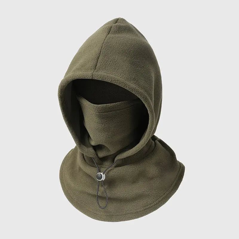One-Piece Flannel Balaclava Windproof Warm Mask Hat – Winter Cycling Neck Warmer Cap