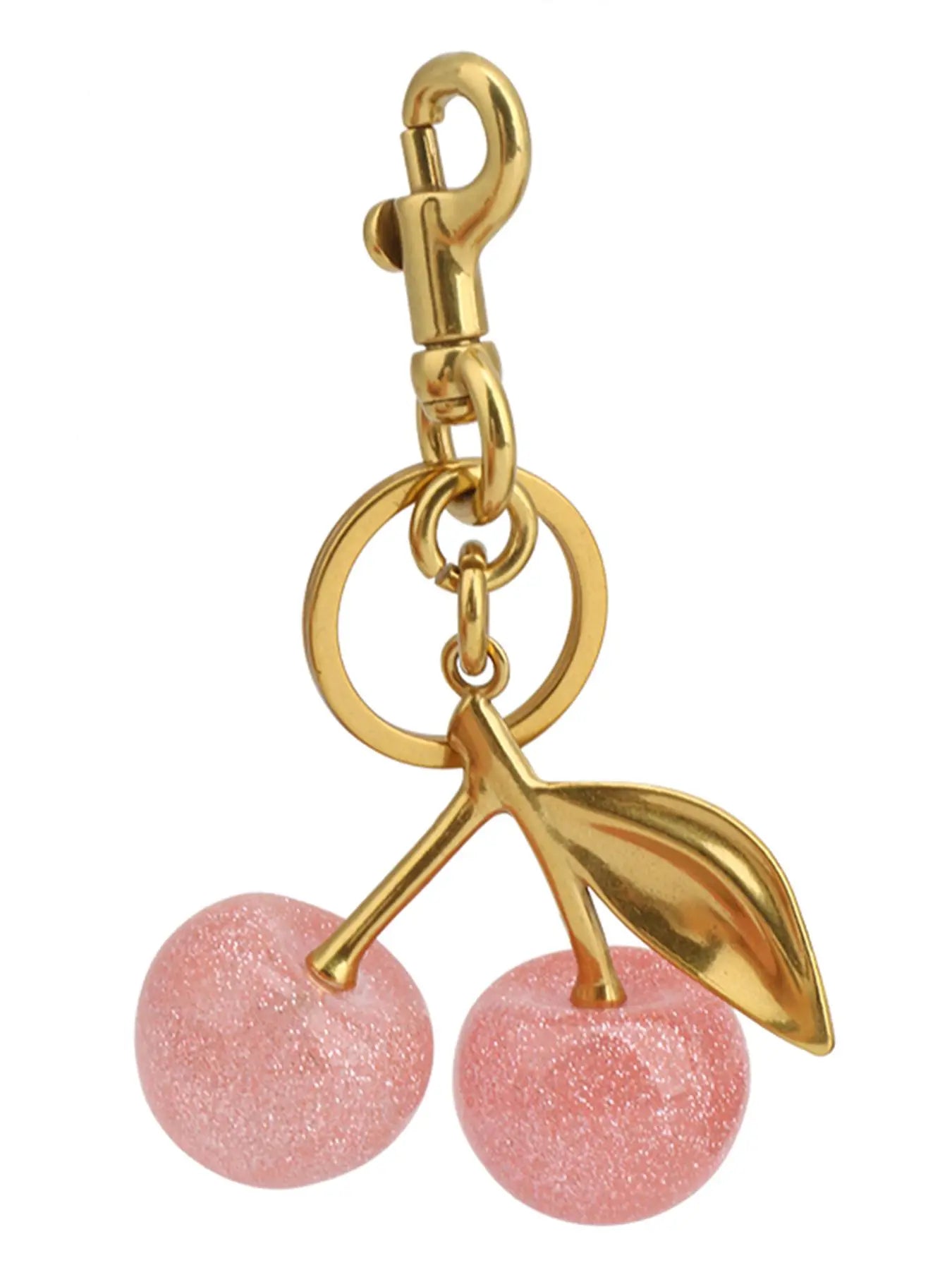 Cute Cherry Design Keychain, Bag Charms, Fashionable Alloy Keychain for Women & Girls, Trendy All-match & Exquisite Keychain for Birthday Gift, Girly Keychain, Bling Bling Keychains, Cute Keychain Accessory