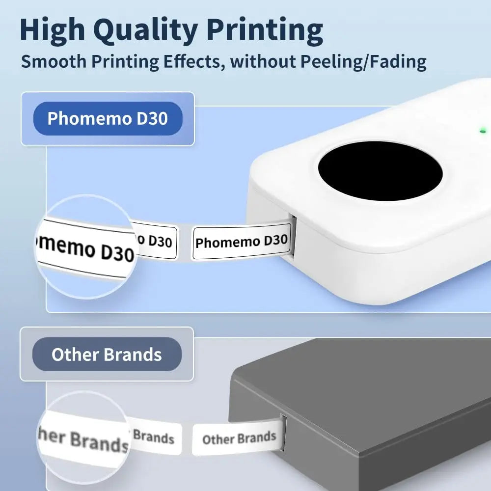 Bluetooth Label Maker – Portable Mini Thermal Label Printer, Wireless Inkless Sticker Machine for Home, Office & School