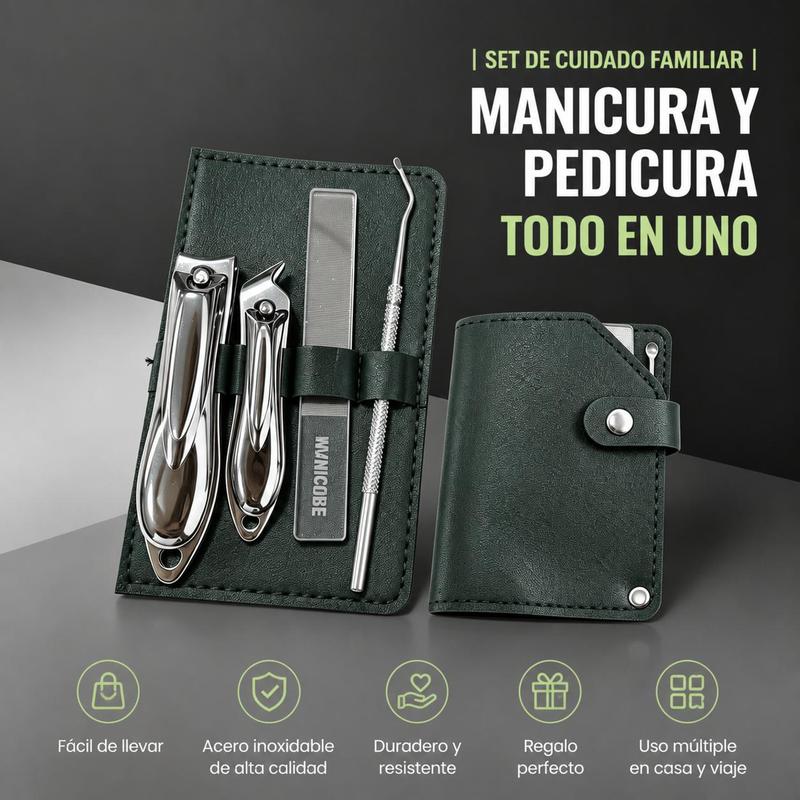 Anti-Splash Eagle Beak Beveled Nail Clipper Set (3-Piece) – Wide Jaw Stainless Steel Care Kit