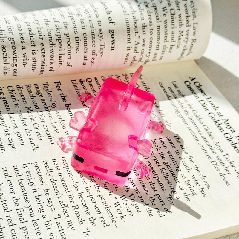 Axolotl animal-shaped squishy toy, a popular internet trend, a stress-relieving gift and gadget.