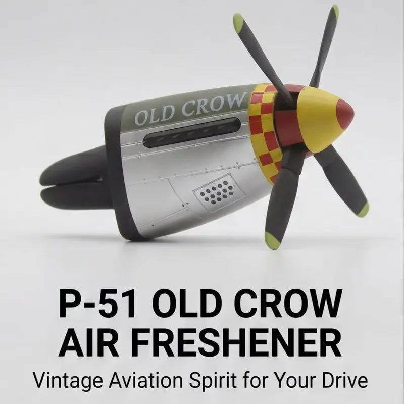 Désodorisant Voiture Avion P-40 Warhawk | Clip de ventilation Vintage Avion de Chasse pour Hommes