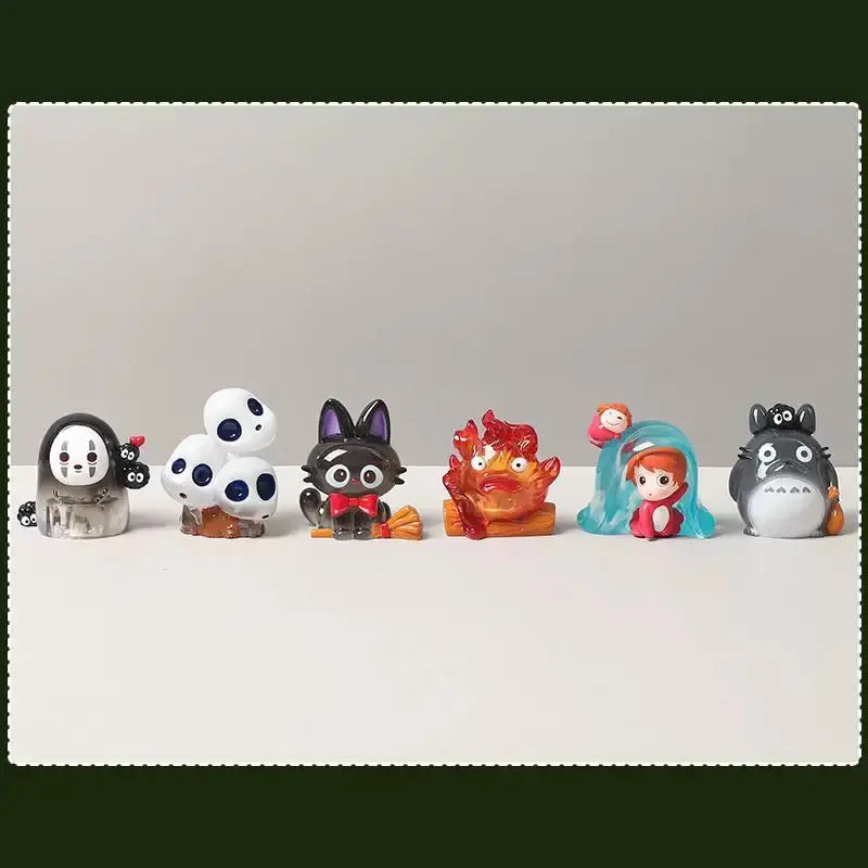 Hayao Miyazaki Elves Mystery Blind Box, Blind Bag Trendy Desktop Ornaments, Collectible Figurines, Unique Gift Idea for Home Decor
