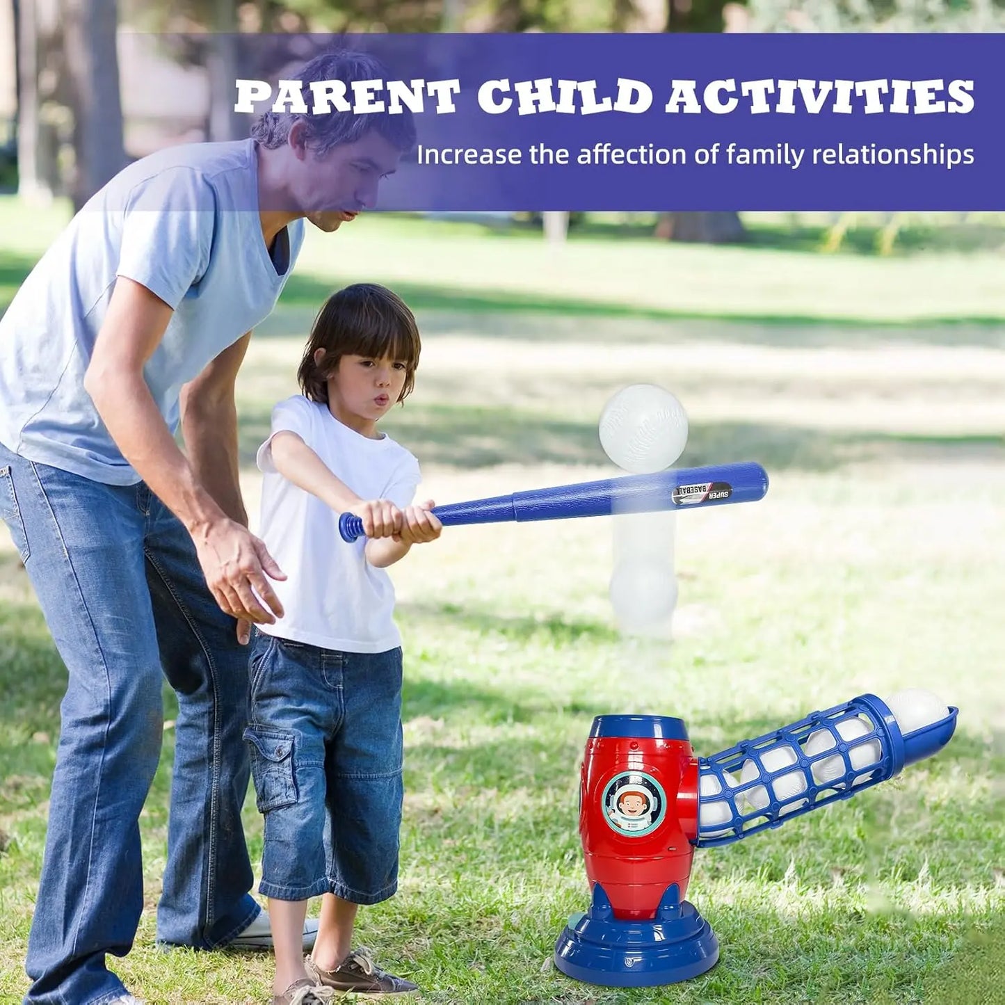 Kids Electronic Baseball Pitching Machine - Perfect Sports Toy Gift