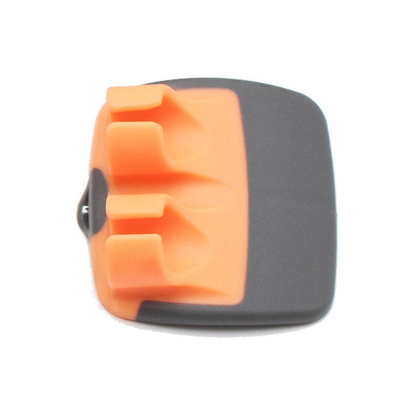 2 Pcs Ergonomic Rubber Palm Vegetable Peeler Set for Potato & Carrot