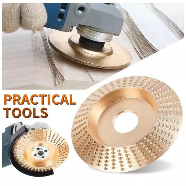 3PCS 4" Wood Carving Grinding Wheels - Heavy Duty Sanding & Polishing Disc Accessories (Summervibes)