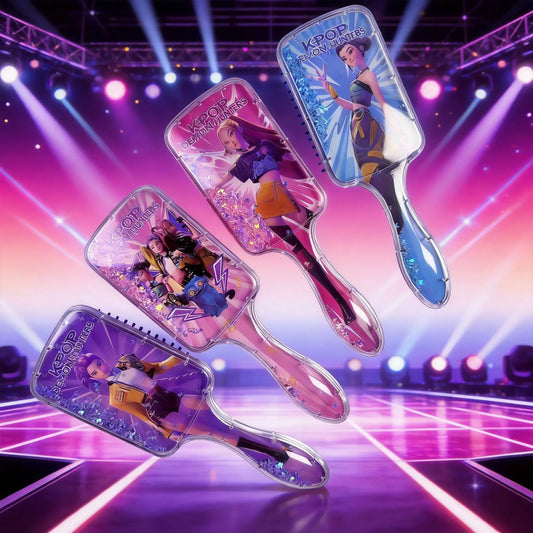 K-Pop Demon Hunters Quicksand Cushion Hairbrush