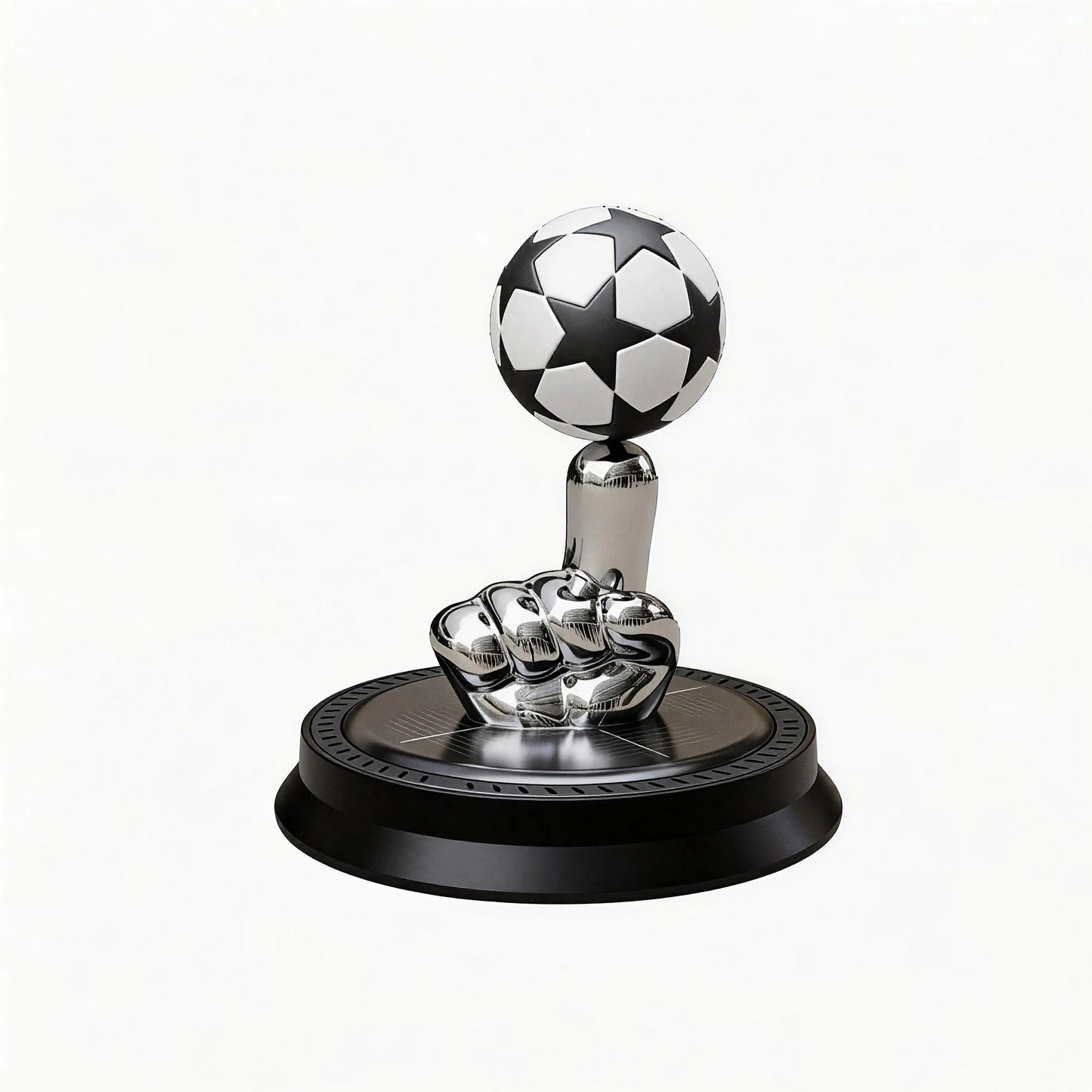 Solar-Powered Football-Shaped Fragrance Diffuser | Car Ornament & Air Freshener  | Stylish Car Interior Accessory | Dual-Use Car & Home Air Purifier | Dashboard Football Commemorative Gift