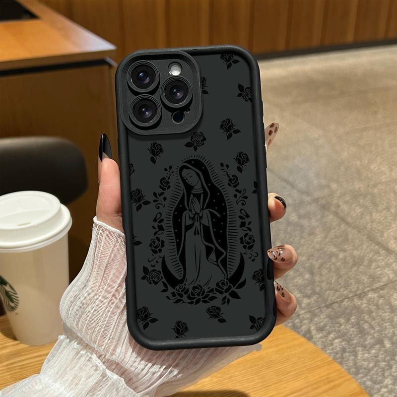 The Virgin Surrounded by Roses Case for iPhone & Samsung  – Full Coverage Lens Protection