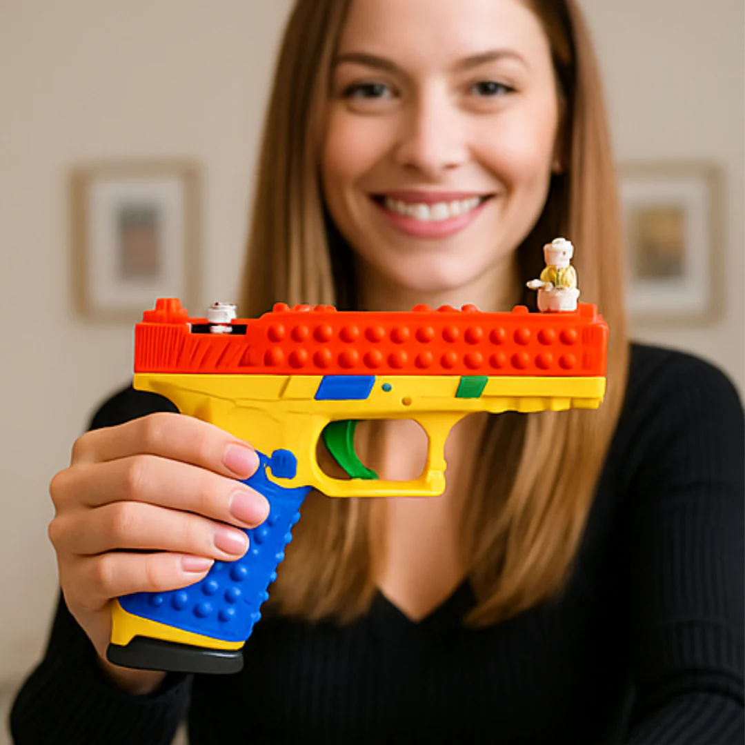 BlockShot Pistol - Buildable Brick-Style Blaster