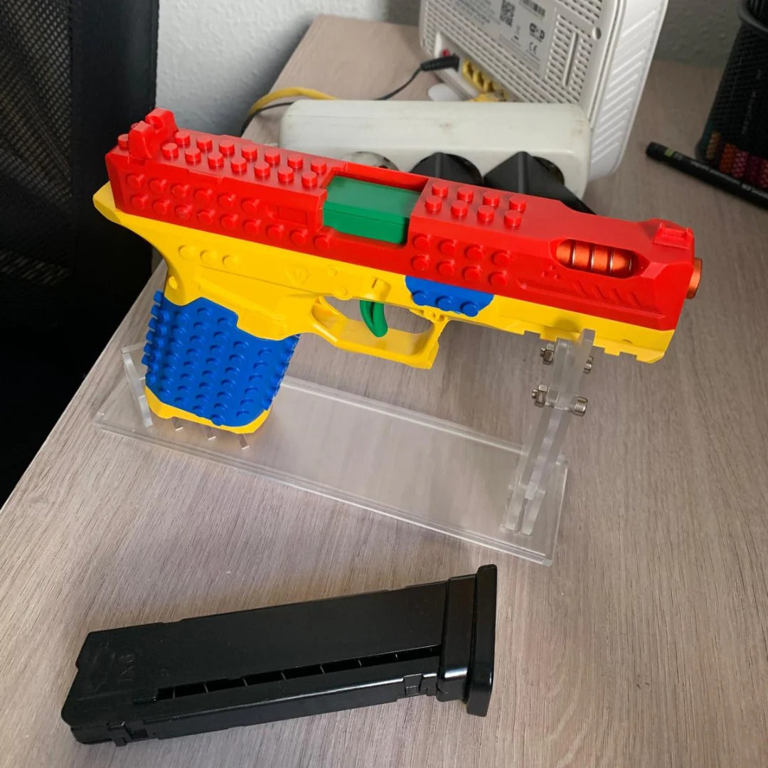 BlockShot Pistol - Buildable Brick-Style Blaster