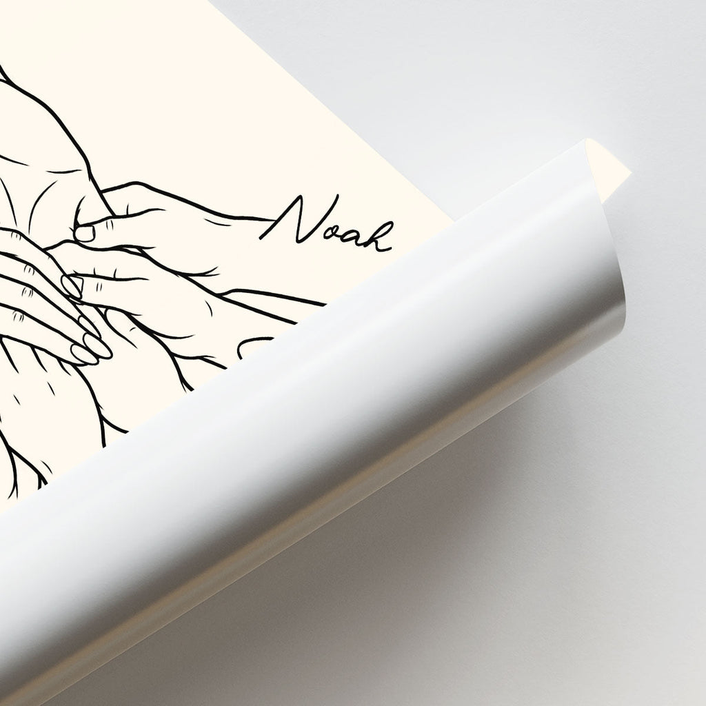 Family Is God’s Way Of Making Sure We Never Walk Alone | Personalized Poster/Canvas - 5